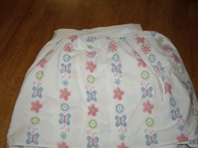 Falda Cama Doble Sophie Cerámica Granero Vintage Mariposas Flores EEUCV Foto 1 de 3