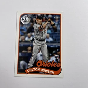 2024 Topps Series 1 Colton Cowser #89B-12 RC 1989 Anniversary Baltimore Orioles - Picture 1 of 2