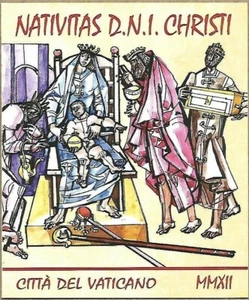 VATICAN 2012 CHRISTMAS MNH SC # 1513-1514 BOOKLET - Picture 1 of 2