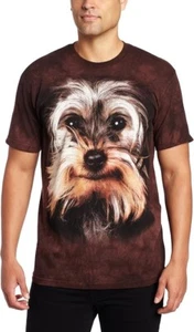 The Mountain Yorkshire Terrier T-Shirt per Adulti, Marrone, 5XL - Foto 1 di 1