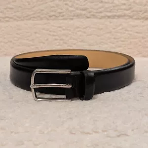Cinturón de cuero negro para hombre ZARA US 38 - Imagen 1 de 11