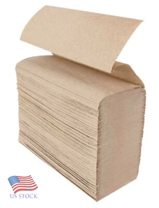 M-Fold Paper, Single-Fold, Natural, 9 x 9, 250 Paper Sheets / One Pack - Picture 1 of 4