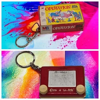 Etch A Sketch And Hasbro Mini/Pocket/Travel Operation Skill Game 1990s UNTESTED - Image 1 of 4