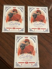 2022 Onyx Vintage Blue Signatures Chris Murphy RC Rookie AUTO Autographs (3)