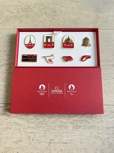 Omega Paris 2024 Edition Lapel Pins Set Highly Collectable - Picture 1 of 9
