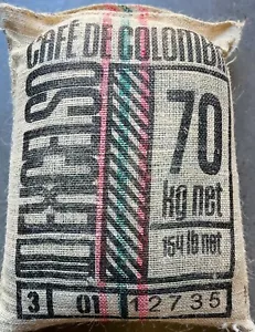 5 LB COLOMBIA COLOMBIAN EXCELSO UNROASTED GREEN COFFEE BEANS - ARABICA - Picture 1 of 3