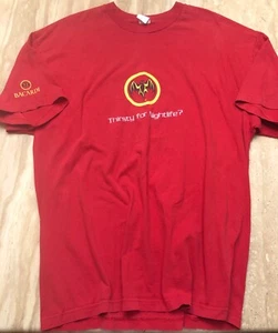 Bacardi Rum Thirsty for Nightlife? VINTAGE Advertisement Shirt - Picture 1 of 4