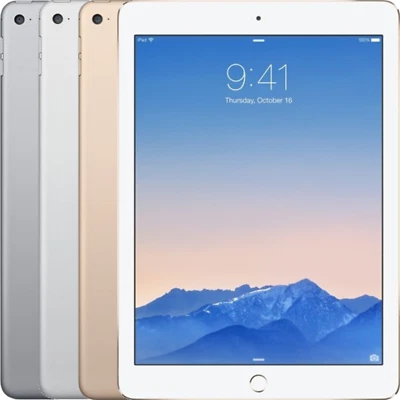 Apple iPad Air 1,Air 2 16/32/64/128GB WiFi/4G 9.7" Grey Warranty Grade A +CHARGR - Image 1 of 4