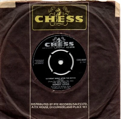 Ramsey Lewis:Saturday night after the movies/China gate:UK Chess:1967 - Image 1 of 2