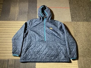 LL Bean Katahdin Damen-Stepppullover Größe 2X blau Half-Zip Jacke - Bild 1 von 12