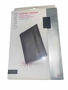 Universal Leather Sleeve Ultimate Impact Protection with D30 For 7” Tablets - Picture 1 of 1