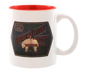 Taza de aceite de motor de vellón dorado - oveja - cerámica - Imagen 1 de 1