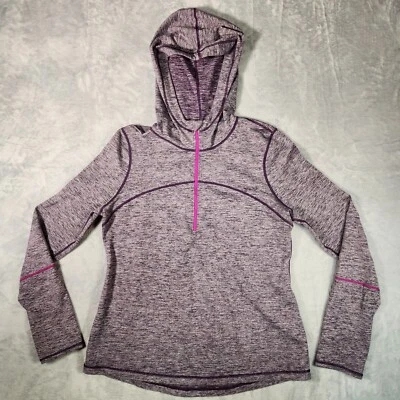 Sudadera con Capucha Zella para Mujer XL Azul Púrpura 1/4 Cremallera Correr Ligera Yoga Gimnasio Foto 1 de 4