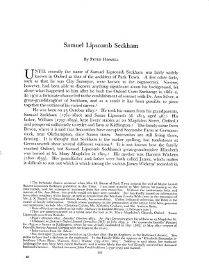 Samuel Lipscomb Seckham ( Oxford Architect  1827-1901)  By P. Howell - Image 1 of 4