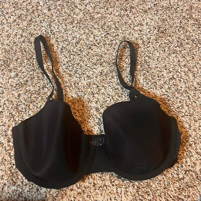 CUUP The Demi Bra Full Coverage Underwire Support Black Lingerie 32E - Image 1 of 4