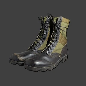 Vintage size 13 EJ Diamond RO Search Jungle Boots Military - Picture 1 of 9