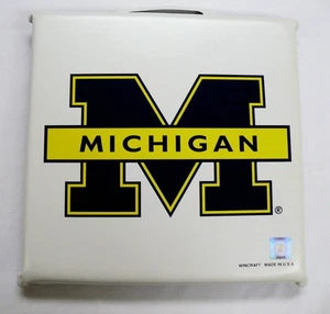 Cuscino stadio calcio Michigan Wolverine - bianco e blu - Foto 1 di 2