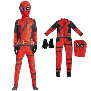 Deadpool Costume For Kids with Mask and Gloves Size XS 4, 4T (110) - Picture 1 of 5