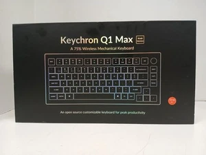 Keychron Q1 Max 75% Wireless Mechanical Keyboard With Red Switches - Picture 1 of 8