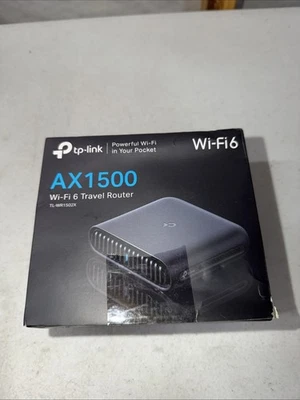 TP-Link Ultra-Portable Wi-Fi 6 AX1500 Travel Router TL-WR1502X - Image 1 of 4