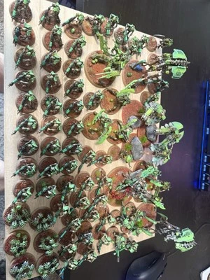 Ejército Necron pintado profesional Foto 1 de 4