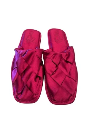 Zapatos planos Sam Edelman RHYS rosa satinado sin cordones tejidos talla 5 M precio de venta sugerido por el fabricante $80 Foto 1 de 4