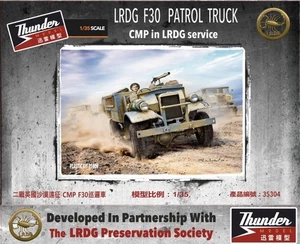 THUNDERMODELS 35304 MAQUETTE LRDG F30 PATROL TRUCK CMP IN LRDG SERVICE 1/35 - Picture 1 of 1