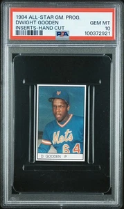 1984 Dwight Gooden RC PSA 10 Rare All-Star Game Inserts 1st Rookie Card GEM MINT - Bild 1 von 3