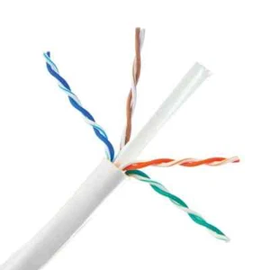 Belden 2413 Cat6 Plenum 1000ft Cable Solid Bare Copper 009A1000 Pull Box White - Picture 1 of 5