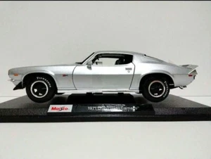 American Muscle Car Legend '71 Chevy CAMARO Diecast Model Car Scale 1:18 New - Picture 1 of 6