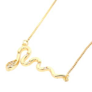 Pendant Chain Necklace Collarbone Chain Necklace Rhinestone Necklace Chain - Picture 1 of 12
