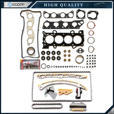 Head Gasket Set & Timing Chain Kit Fits 2007 2008 2009 Honda CR-V Element 2.4L - Image 1 of 4