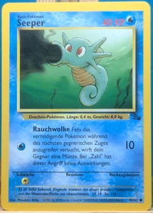POKEMON - Fossil - Seeper - 49/62 - deutsch - Bild 1 von 2