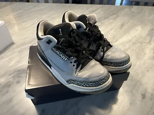 Size 9.5 - Air Jordan 3 Retro Wolf Grey - Picture 1 of 6