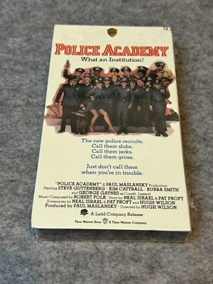 Police Academy VHS 1984, 1990 Brand New Sealed Foto 1 de 4