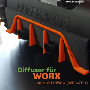 Diffusor für WORX ® Landroid L1000 Mähroboter Heckdiffusor -Tuning - Bild 1 von 4