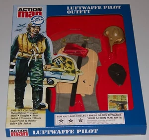 vintage action man 40th anniversary german luftwaffe pilot card boxed - Picture 1 of 3