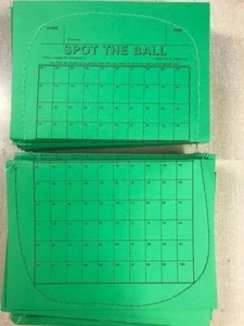 10 Tickets - Spot the Ball - 100 SPACES - ideal for Club / Pub Fundraising - Picture 1 of 4