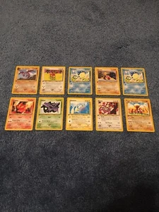 Vintage 2001 Pokemon Card Neo Revelation 1st Edition Lot Of 10 Plastic Sleeves - Picture 1 of 11