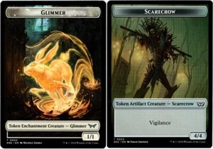 1x MTG - Glimmer \\ Scarecrow Token #04/23 - CMR: Duskmourn: House of Horror - Picture 1 of 1
