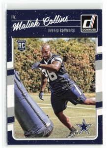 2016 Donruss Maliek Collins RC Dallas Cowboys #332