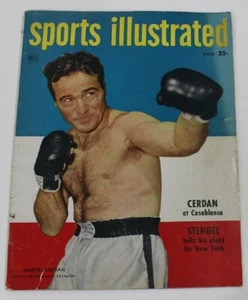 Marcel Cerdan Dell Sports Illustrated March 1949 Boxing Champ D:1949 68771 - Picture 1 of 1