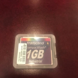 ⚡️NEW⚡️👀 Transcend 1GB CompactFlash Card Industrial Grade TS1GCF451 - Picture 1 of 3