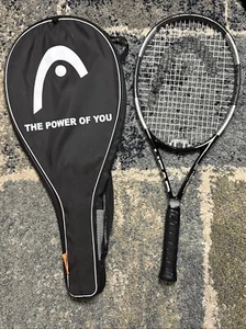 Head Liquidmetal 8 Tennis Racquet 4 1/2 Grip Black/Gray Oversize Racket Head Bag - Picture 1 of 11