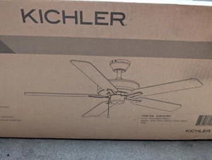 Kichler 330018WH Basics Pro 52" Ceiling Fan in White - Picture 1 of 2