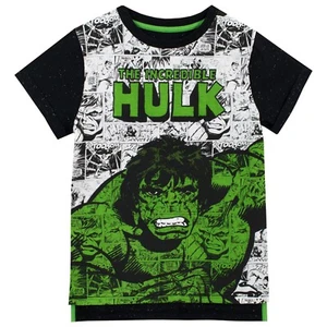 Marvel Avengers Incredible Hulk T-Shirt Kinder Jungen Kleinkind 2-12 Jahre Oberteil Tee - Bild 1 von 2