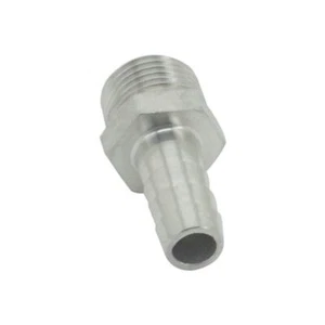Adaptador de cola de manguera de acero inoxidable BSP de 1/2\" para tanques ultrasónicos de 6L - 27L - Imagen 1 de 4