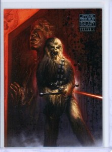 2009 Topps Star Wars Galaxy 4 "CHEWBACCA" Base Set Card #7
