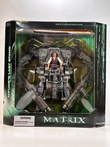 The Matrix Revolutions Mifune's Last Stand Deluxe Box McFarlane 2003 Open Box Cover