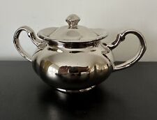 Vintage Price Kensington Silver Plated Lidded Double Handled Pot Mirrored